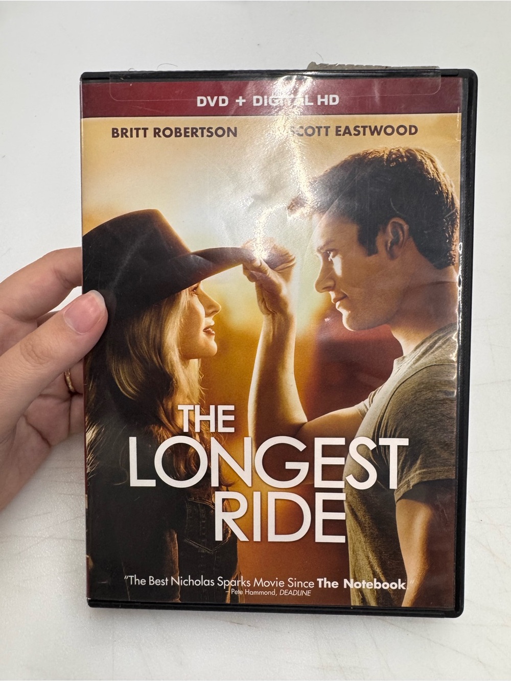 The Longest Ride DVD 2015 Romance Britt Robertson Scott Eastwood